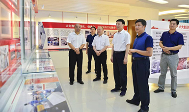 福建省人大常委會黨組書記、副主任張廣敏蒞臨虹潤公司調(diào)研指導